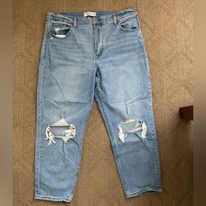 Abercrombie mom jeans!